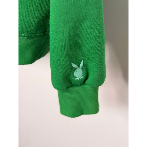 Playboy x PacSun Green Ombre “Playboy” Graphic Sweatshirt Size M - Picture 4 of 5